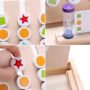 Wooden Teaching Training Early Educational Puzzle Baby Kids Toys Enlightenment Logic Thinking Orientation Training