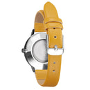 SHENGKE SK K0116 Fashion Simple Dial Conspicuous Leather Strap Women Quartz Watch