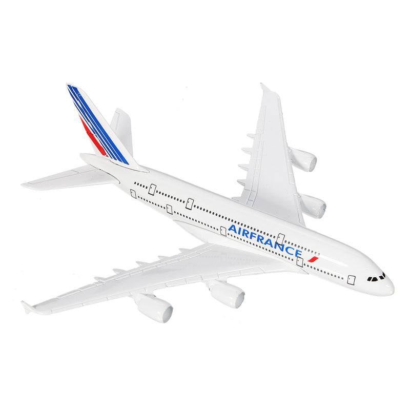 6.1inch Planes Airplane Model Diecast Aircraft Model Airline Kit Kids Adult  Alloy and Transparent Plastic Support Base Science Education
