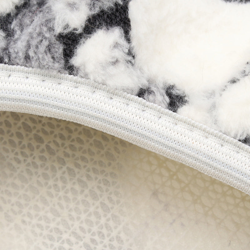 3Pcs Stone Pattern Washable Anti-Slip Soft Bathroom Pedestal Rug Toilet Lid Cover Bathroom Floor Mat Set