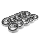 10pcs 6802ZZ 6802RS 15mmx24mmx5mm Deep Groove Metal Rubber Shielded Sealed Ball Bearings