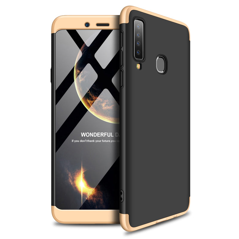 Bakeey 3 in 1 Double Dip 360 Hard PC Protective Case For Samsung Galaxy A7 2018 / A9 2018
