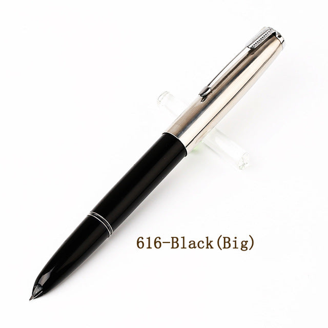 HERO 616 New Classic Nostalgic Fountain Pen Golden Nib Ink Pen Fine Nib 0.5mm Calligraphy Pens Gifts for Students Friends Families