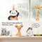 Miico XC9044 Animal Sticker Wall Sticker Children's Bedroom Wall Decoration Sticker DIY Stickers