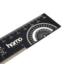 Hamo 250mm Scale Straight Ruler Degree Brass Protractor Multifunction Measuring Tool for RC Drone FPV Racing