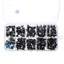 900pcs Micro-Momentary Tactile Push Button Switch Tactile Push Button Switch Micro-Momentary Tact Assortment Kit