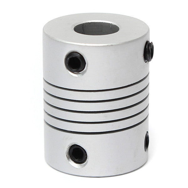 4Pcs 5mm x 8mm Aluminum Flexible Shaft Coupling OD19mm x L25mm CNC Stepper Motor Coupler Connector