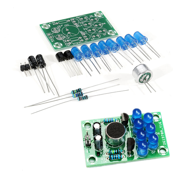 30pcs DIY Electronic Kit Set Voice-activated Melody Light Fun Soldering Practice Production Board Training Parts