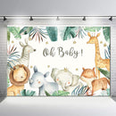 5x3FT 7x5FT Jungle Shower Oh Baby Theme Photography Backdrop Studio Prop Background