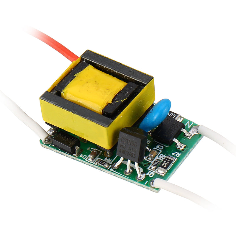 20pcs 5W LED Driver Input AC110/220V to DC 15-18V Built-in Drive Power Supply Adjustable Lighting for DIY LED Lamps