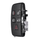 5 Button Remote Key Fob Case Smart Key Shell For LAND ROVER LR4 Range Rover Sport Evoque