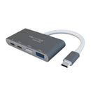 Bakeey T-805 4 In 1 Type-C USB 3.0 Fast Charging HUB Adapter For Huawei P30 Pro Xiaomi Mi9 S10+ Note 10