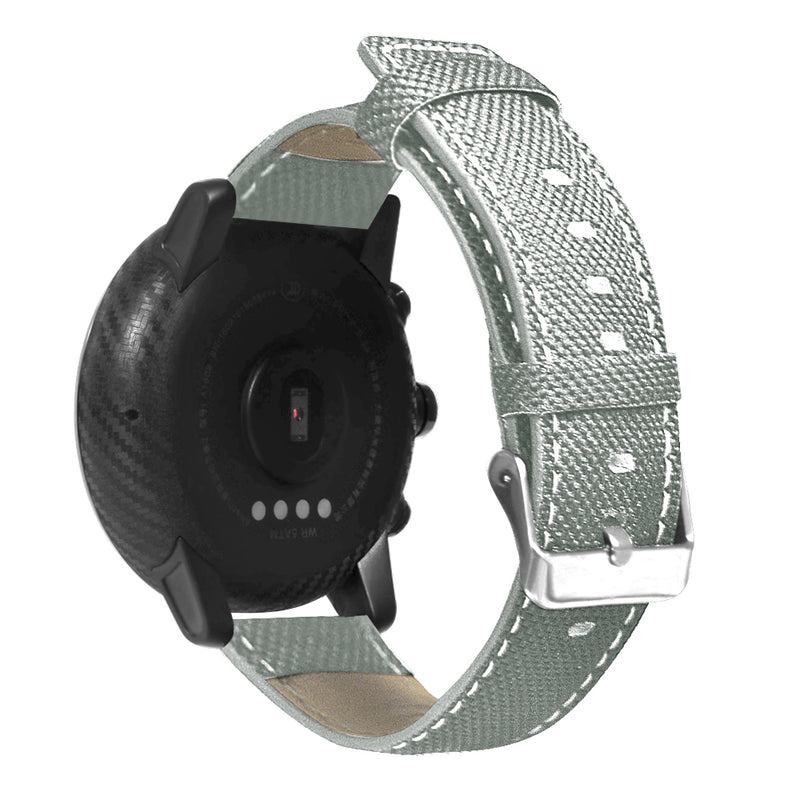 Bakeey Canvas Leather Watch Band for Amazfit Stratos 2/2S Smart Watch
