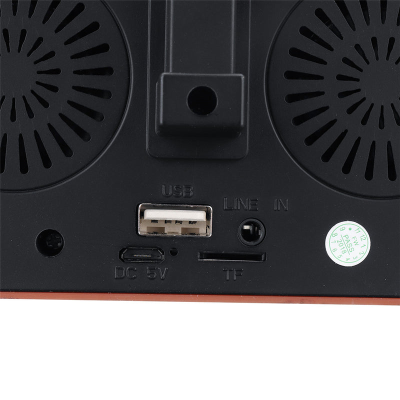 Portable Gramophone Shape Wireless bluetooth Speaker Support TF card AUX U-Disk