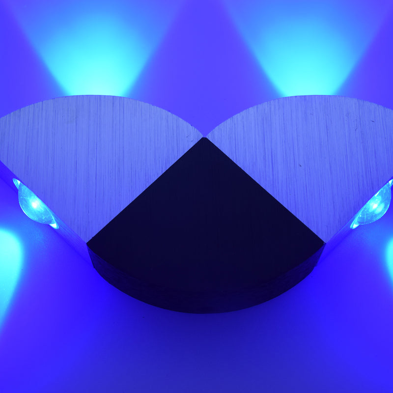 KCASA HC-161 4W 2 Bulbs Butterfly Shape LED Porch Wall Light Home Bar Decorative Light