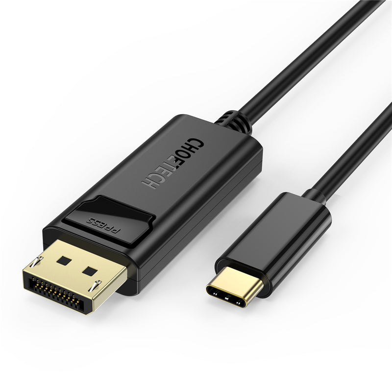 CHOETECH 4K High-Definition Multimedia Interface USB C to DP Fast Transfer High Definition Cable Adapter For Computer TV