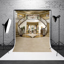 5x7FT Vinyl Castle Stairs Indoor Photography Backdrop Background Studio Prop