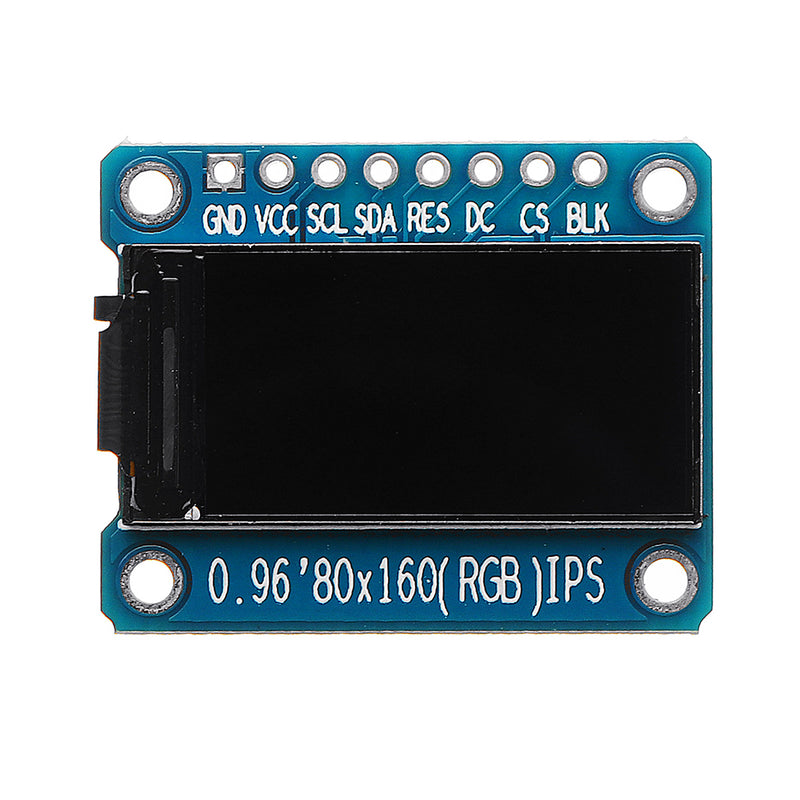 Geekcreit 0.96 Inch 7Pin HD Color IPS Screen TFT LCD Display SPI ST7735 Module