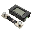 DC 100A LCD Voltage Current Meter Car Battery Panel Power Monitor With Shunt