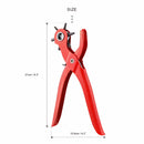 9'' Sewing Leather Belt Hole Puncher Pliers Hook Clamp 2/2.5/3/3.5/4/4.5MM Punch Size For Punching