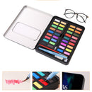 36 Color Solid Watercolor Paint Professional Box Paintbrush Portable Pigment Painting Art Supplies