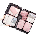 8PCS/Set Travel Luggage Organizer Storage Pouches Suitcase Packing Bags