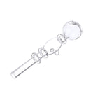 5inch Portable Glassware Herb Smoke Water Pipe Tube Tool Holder Hoo kah Filter Transparent