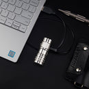 Dito XG1 XPG 600LM 6Modes USB Rechargeable Stainless Steel Mini Keychain Light EDC LED Flashlight