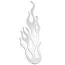 Flames Stickers 3D Decals Metal Motorcycle Car Decoration