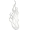 Flames Stickers 3D Decals Metal Motorcycle Car Decoration