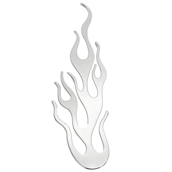 Flames Stickers 3D Decals Metal Motorcycle Car Decoration