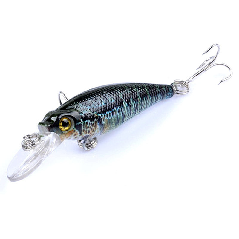 ZANLURE 6PCS 6.5cm 5g Minnow Fishing Lure Bass Hard Bait Plastic Artificia Bait With Fishing Hooks