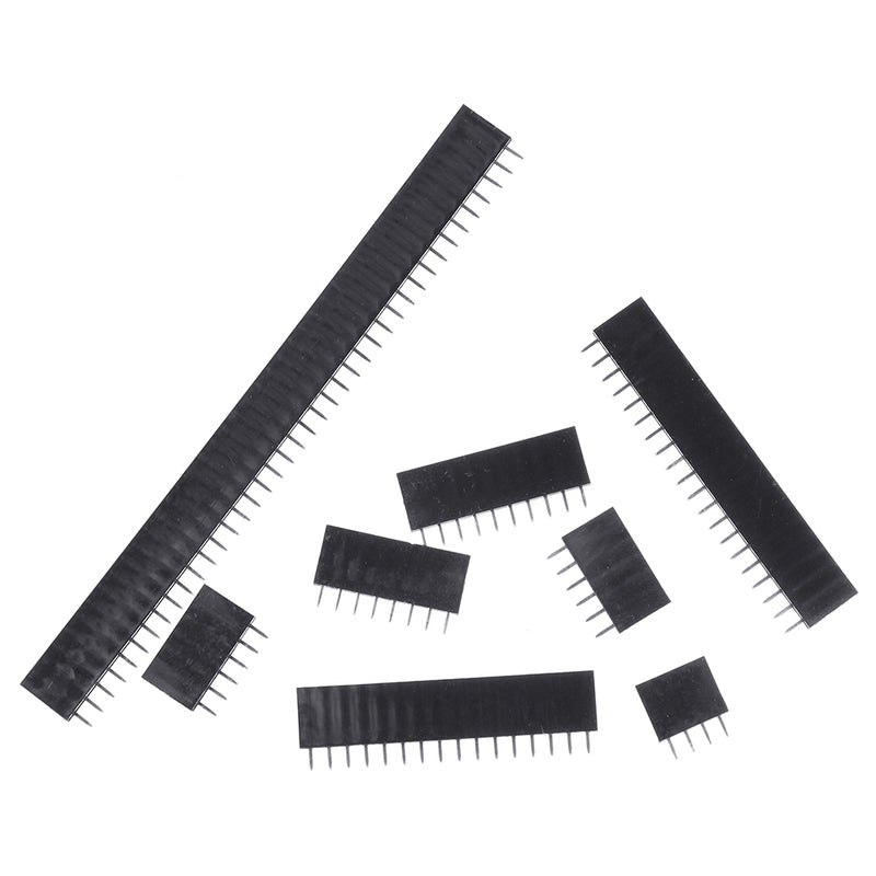 120pcs 4Pin-40Pin 2.54mm Pitch Straight Single Row PCB Board Female Pin Header Socket