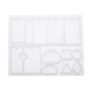77PCS DIY Bracelet Pendant Epoxy Mold Set Jewelry Pendant Mould Craft