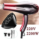 220V 2200W Electric Hair Dryer Heat Blower Beauty Constant-Temp Hair Protection