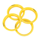 4 Pcs Car Wheel Bore Center Collar Hub Centric Rings 66.6mm - 57.1mm For VW