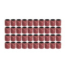 Drillpro 132pcs 80 Grit 1/4 3/8 1/2 Inch Sanding Drum with Sanding Mandrel Rotary Tool Accessories
