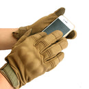 Three Soldiers Full Finger Tactical Gloves Touch Screen Slip Resistant Glove For Cycling Camping Hunting