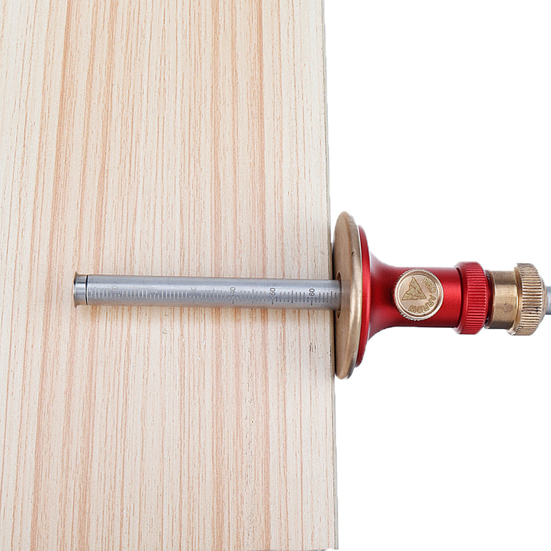Drillpro Aluminum Alloy Marking Gauge Woodworking Scriber Marking Mortise Gauge for DIY Woodworking Tool