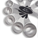 KCASA KC-SN01 5Pcs Dry And Liquid Ingredient Stainless Steel Magnetic Measuring Spoons Kitchen Tools