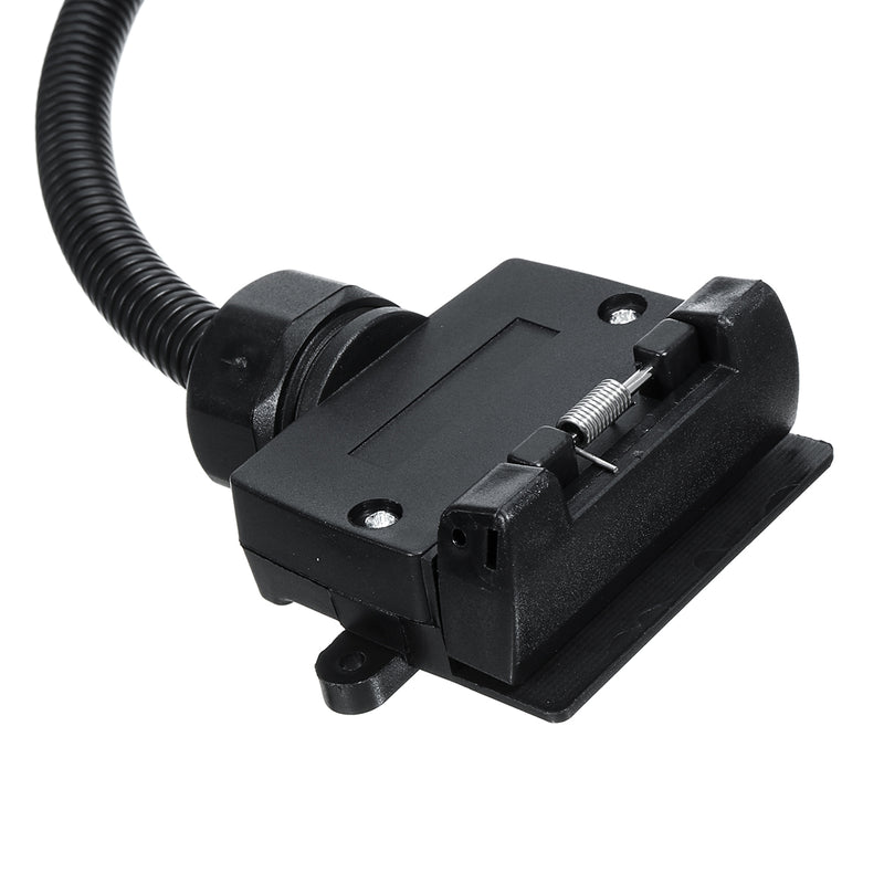7 Pin Flat Female Socket to 12 Pin Male Plug Caravan Connector Trailer Adaptor
