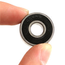 10pcs 8x22x7mm Deep Groove Miniature Bearing Seal Ring 608-2RS 608RS Deep Groove Ball Bearing