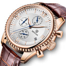 Benyar 5129X Business Men Watch 3ATM Waterproof Luminous Display Calendar Quartz Watch