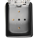 KCASA LK-10 4 Digit Combination Lock Box Key Storage Lock Box Wall Mounted Security Door Lock