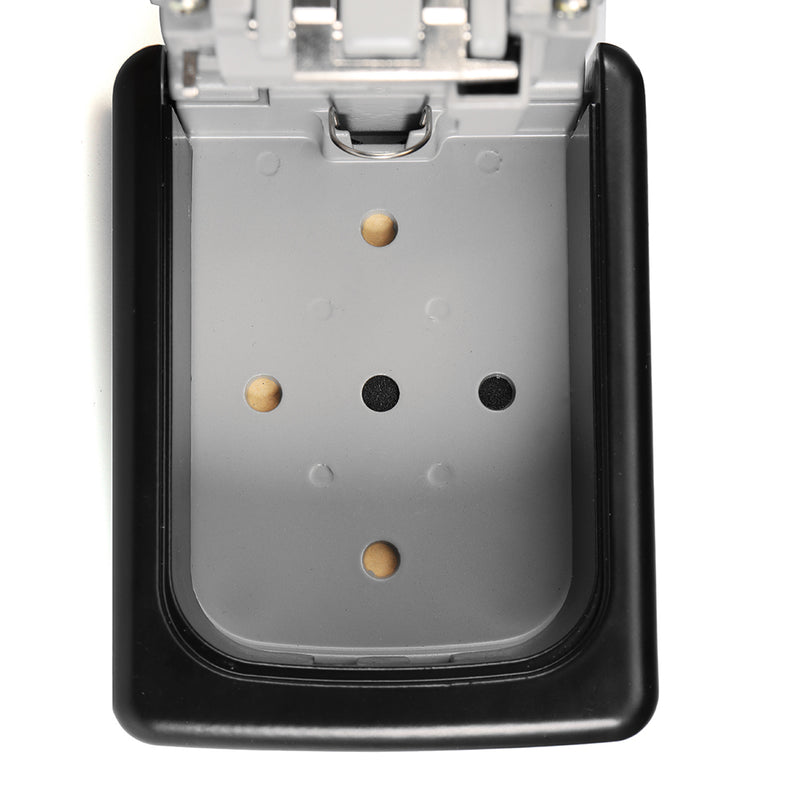 KCASA LK-10 4 Digit Combination Lock Box Key Storage Lock Box Wall Mounted Security Door Lock