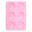 Silicone Mould 6 Hole Honey Bee Design Soap Clay Wax Mold For Handmade DIY Craft