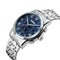 SKMEI 9121 Casual Men Quartz Watch Luxury Stainless Steel Strap Date Display Bussiness Watch
