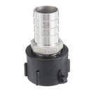 S60x6 IBC Tank Coarse Thread Drain Adapter to 38/45/50/60mm Stainless Steel Hose Outlet Connector Replacement Valve Fitting Parts for Home Garden