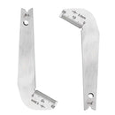 Effetool 118 Degree Drill Bits Angle Gauge Stainless Steel Corner Front Edge Gauge Measuring Tool