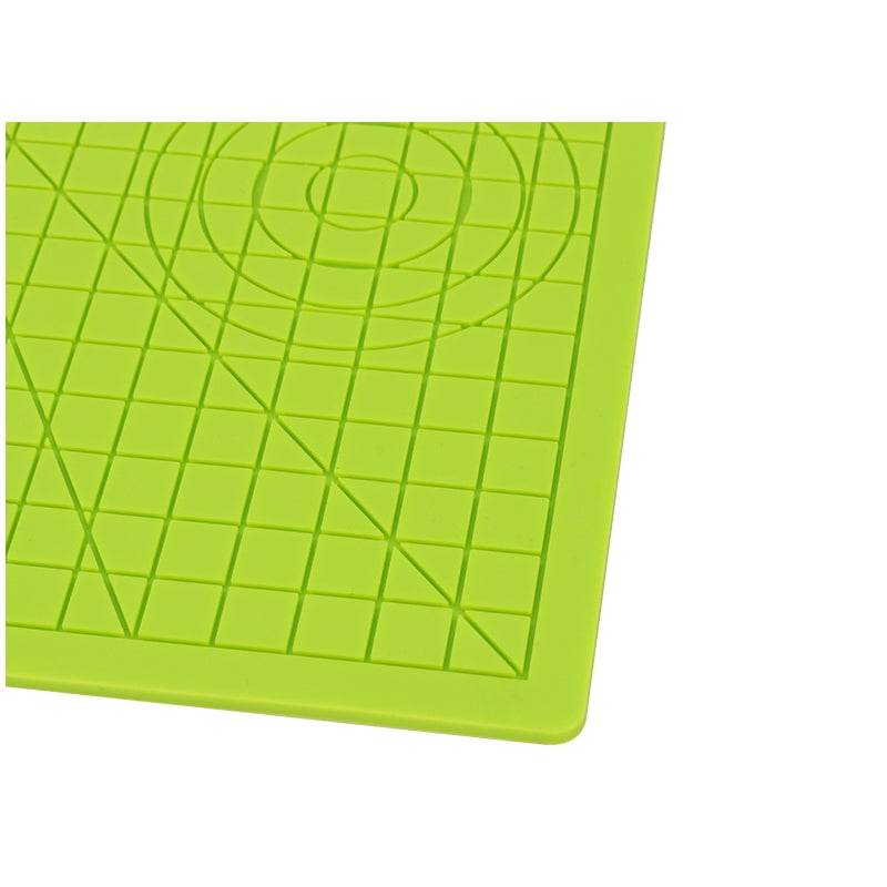 3D Printing Pen Silicone Design Mat with Basic Template + 2pcs Insulation Silicone Finger Caps